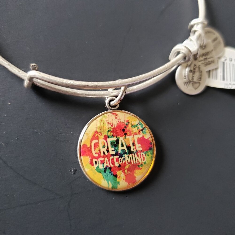 Alex & Ani Create Peace of Mind Bangle 708 - Picture 1 of 3